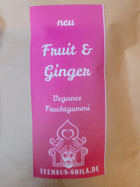 Fruit & Ginger (veganes Fruchtgummi)